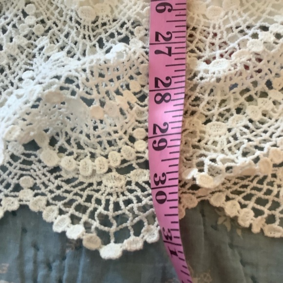 NWT American Rag Cie Lined Sleeveless Tiered Crochet Dress Size Small - Picture 7 of 9